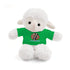 Custom Photo Festive Poinsettia Stuffed Animals with Tee